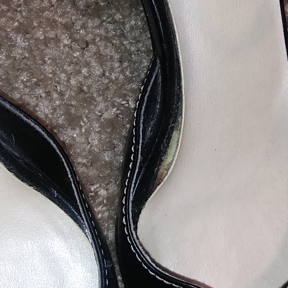 Black ankle strap pumps Size 7.5 Disc SHIPPING - Picture 5 of 5